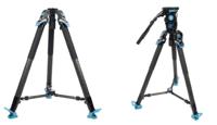 Sirui Video Tripod SVT75 Pro met SVH15 Fluid Head - thumbnail