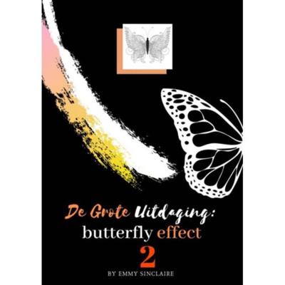 Volwassenen kleurboek De Grote Uitdaging : Butterfly Effect 2 - Emmy Sinclaire - Paperback (9789464056501)