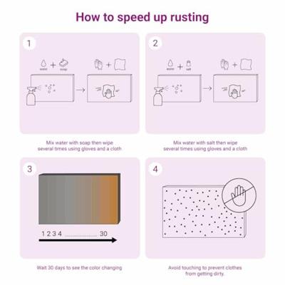 VidaXL Privacyscherm grijs 100 x 50 x 180 cm cortenstaal