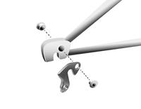 Union derailleurpad gh-069 met schroefset m8x0.75 - thumbnail