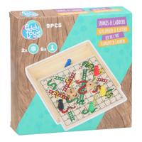 Houten Slangen en Ladders Spel - thumbnail