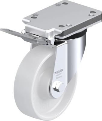 Blickle LK-PO 160K-IS Zwenkwiel met rem Wieldiameter: 160 mm Draagvermogen (max.): 450 kg 1 stuk(s)