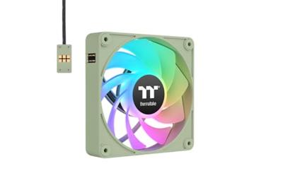 Thermaltake CT140 EX Reverse ARGB Sync PC Cooling Fan Matcha Green 3 Fan Pack PC-ventilator Meerdere kleuren (b x h x d) 140 x 140 x 25 mm Incl.