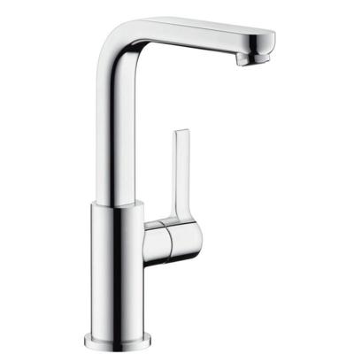 Hansgrohe Metris S wastafelkraan met hoge draaibare uitloop met klikwaste chroom 31161000