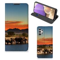 Samsung Galaxy A32 5G | Hoesje maken | Olifanten - thumbnail