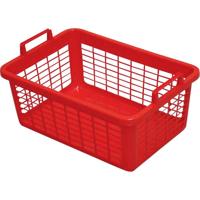 Lockweiler Wasmand hoekig 80 L, 80 cm, rood - thumbnail