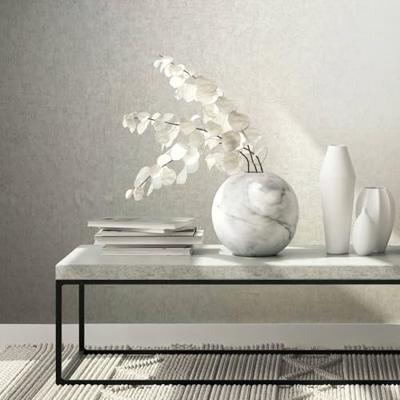 Marburg TopChic 2023-2025; Kumano Behang uni licht betonstructuur - 34519