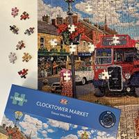 Gibsons Puzzel Clocktower Market 1000 Stukjes - thumbnail