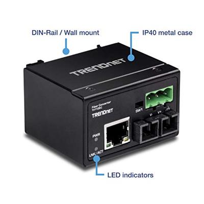 TrendNet TI-F10SC Netwerk mediaconverter