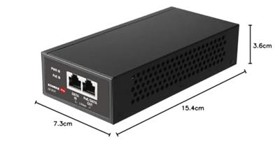 IEEE 802.3bt 2.5 Gigabit 90W PoE++ Injector