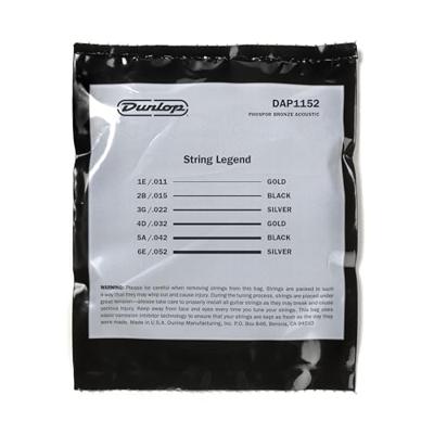 Dunlop DAP1152 snarenset voor akoestische western gitaar
