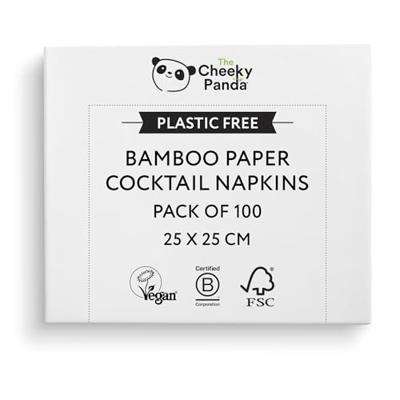 The Cheeky Panda Servetten - fsc bamboe - 2-laags - 100st