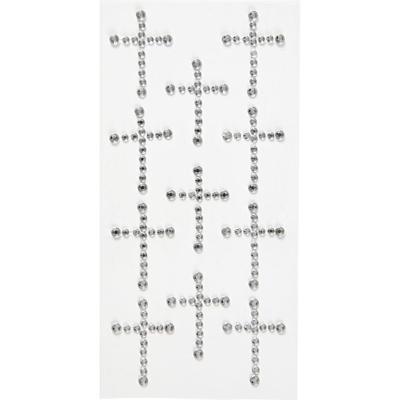 Creativ Company Strasstenen, afm 35x25 mm, zilver, 11 stuk/ 1 doos