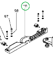 Metabo Accessoires 316055990 | Geleider Compleet voor KGS 216 M | Voor het nieuwe model - 316055990 - thumbnail