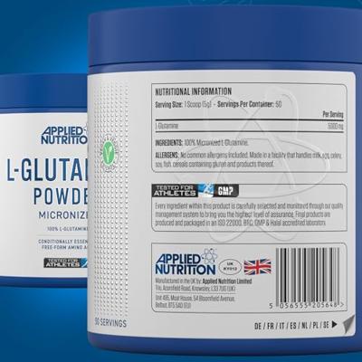 Applied Nutrition L-Glutamine Powder micronized (250 g)