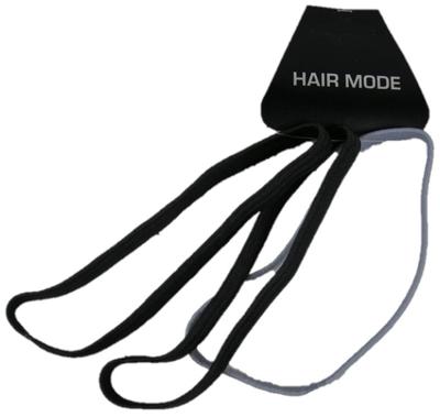 Hair Mode Sportelastiek Zwart/Grijs Hair Mode Sportelastiek Zwart/Grijs