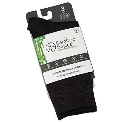 3-paar unisex sokken BEAU - Bamboe heren en dames sokken - Donkerblauw - Zwart