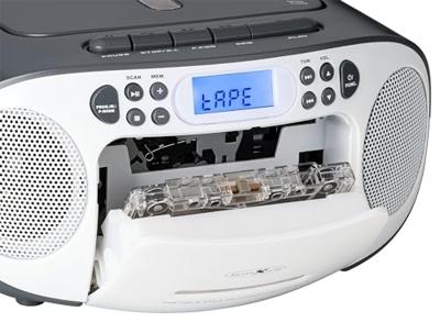Reflexion RCR2260GR Radio/CD-speler VHF (FM) AUX, CD, Cassette Grijs-wit - thumbnail