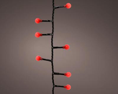 LED cherry lights l750 cm zwart/rood kerstverlichting Lumineo - Lumineo LED cherry lights l750 cm zwart/rood kerstverlichting Lumineo - Lumineo
