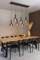 Lucide MARIUS - Hanglamp - 7xE27 - Zwart - thumbnail