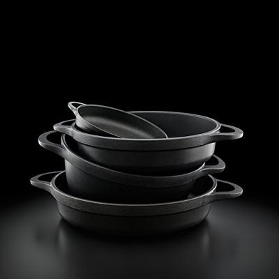 Kookpot met Deksel Valira 4142/25 Zwart - thumbnail