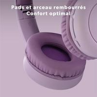 T'nB - Tonality over-ear Bluetooth-hoofdtelefoon, schuimrubberen pads, batterijduur 24 uur, 3,5 mm jack kabel inbegrepen - Roze - thumbnail