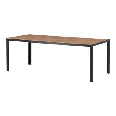 Nohr Tuintafel 'Erikka' 205 x 90cm, kleur Zwart