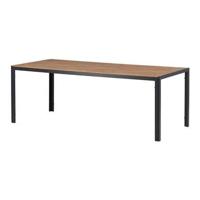 Nohr Tuintafel 'Erikka' 205 x 90cm, kleur Zwart - thumbnail