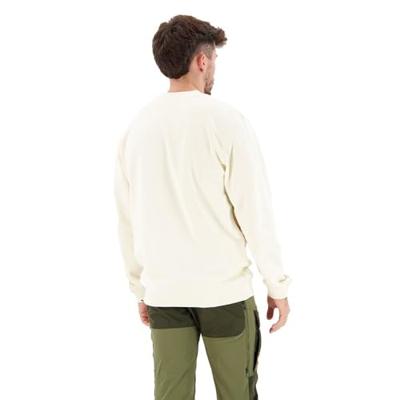 Fjallraven 1960 Logo Badge Trui Heren Chalk White XL Fjallraven 1960 Logo Badge Trui Heren Chalk White XL