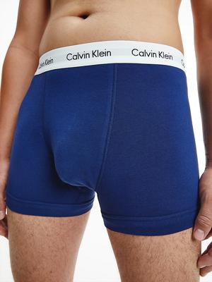 Calvin Klein 3 Pack Trunk Rood / Wit / Blauw Calvin Klein 3 Pack Trunk Rood / Wit / Blauw