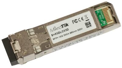 Mikrotik S+85DLC03D netwerk transceiver module 10000 Mbit/s SFP+ Vezel-optiek 850 nm Mikrotik S+85DLC03D netwerk transceiver module 10000 Mbit/s SFP+ Vezel-optiek 850 nm