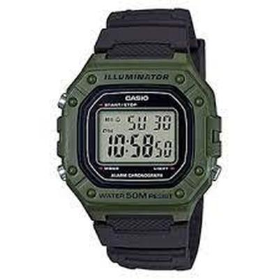 Casio W-218H-3AVDF Zwart (Ø 43 mm) Heren horloge
