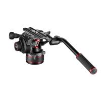 Manfrotto Nitrotech 612 videovloeistofkop voor DSLR-apparaten, spiegelloos, video en bioscoop, met continu contragewichtssysteem 4-18 kg, traploos variabel vloeistofsysteem, 18 kg nuttige belasting - thumbnail