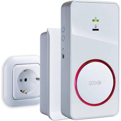 m-e modern-electronics 41151 Ontvanger voor Draadloze deurbel Verlicht m-e modern-electronics 41151 Ontvanger voor Draadloze deurbel Verlicht