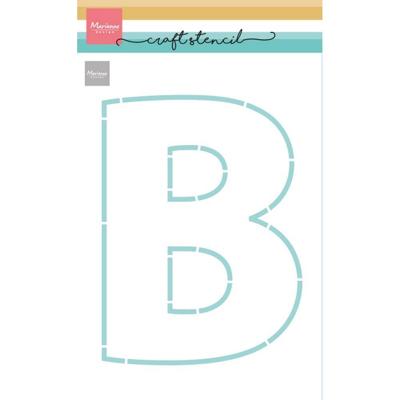Marianne Design • craft stencil letter b