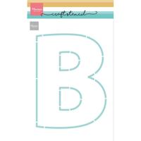 Marianne Design • craft stencil letter b - thumbnail