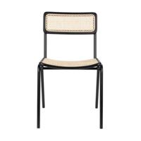 Zuiver Jort stoel black/natural - thumbnail