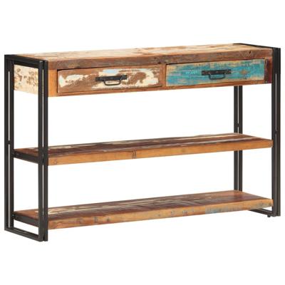 Dressoir 120x30x75 cm massief gerecycled hout