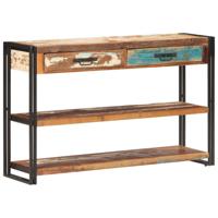 Dressoir 120x30x75 cm massief gerecycled hout - thumbnail