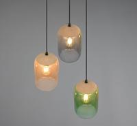 Trio Glazen eettafellampCork 3-lichts - 364630317 - thumbnail