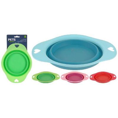 Basic Opvouwbare silicone hondenvoerbak