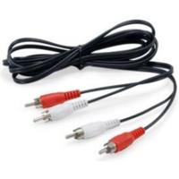 Equip 147094 audio kabel 2,5 m 2 x RCA Zwart - thumbnail
