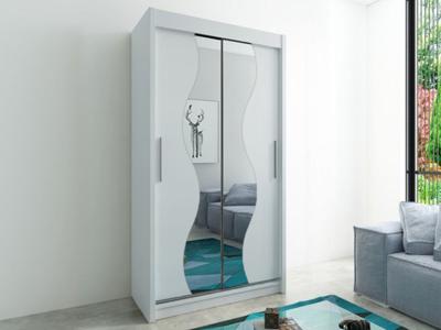 Kast MADERA 2 schuifdeuren 120 cm wit Kast MADERA 2 schuifdeuren 120 cm wit