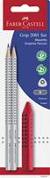 Faber Castell fc-185297 potlood grip 2001 2 stuks met gum - thumbnail