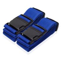 Bagageband - 2x Kofferriem Blauw - thumbnail