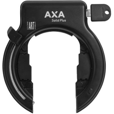Axa solid plus zwart art2 ringslot - 150mm - fiets