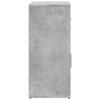 Dressoir 60x31x70 cm bewerkt hout betongrijs - thumbnail
