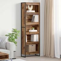 Boekenkast 2 pcs Oud Hout 80 x 30 x 155 cm Bewerkt hout - thumbnail