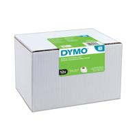 DYMO S0722420 Rol met etiketten 101 x 54 mm Papier Wit 2640 stuk(s) Permanent hechtend Verzendetiketten, Etiketten voor naambordjes - thumbnail