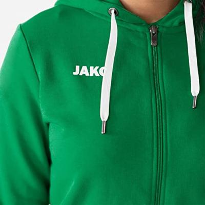 JAKO 6865K Jas Met Kap Base Kids - Sportgroen - 140 - thumbnail